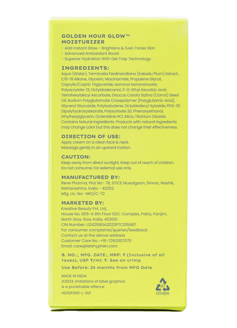 Brightening Moisturizer with 20% Kakadu Plum (Vit C) - 50 ml