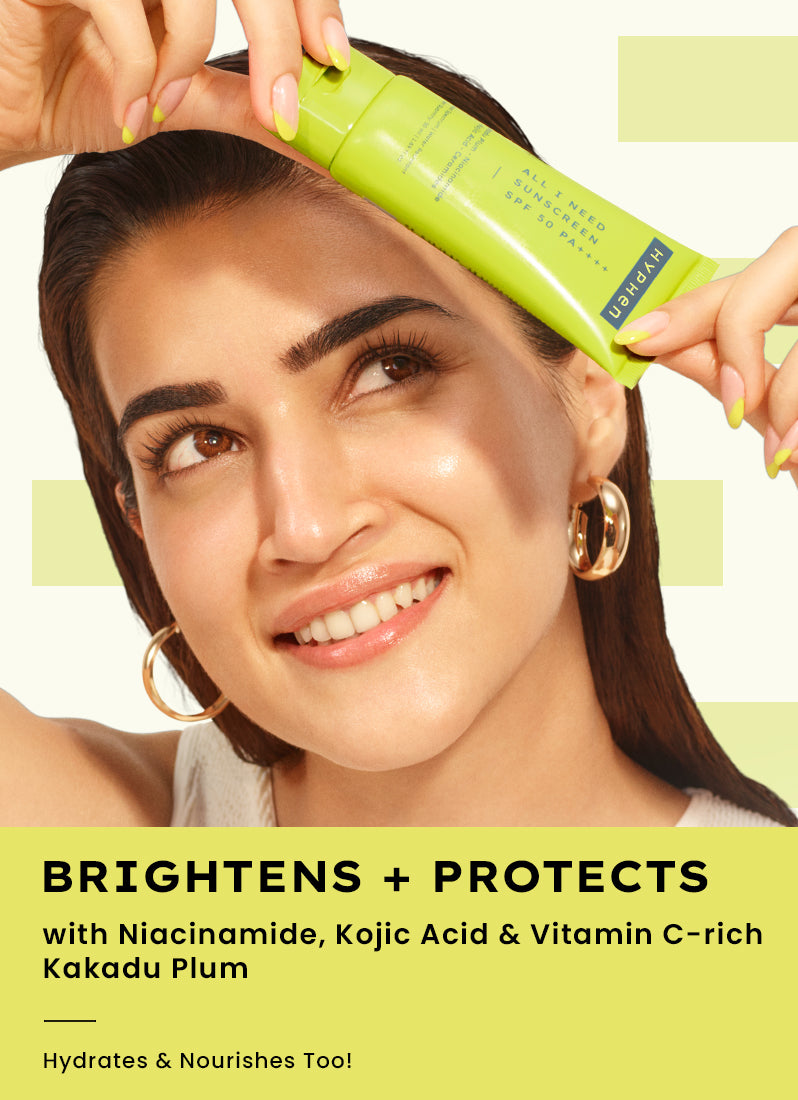 ALL I NEED SUNSCREEN SPF50 PA++++ | BRIGHTENS WITH NIACINAMIDE