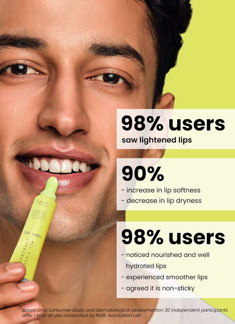 BRIGHTENING LIP BALM SPF30 - 2% KOJIC ACID, VITAMIN C & 1% VITAMIN E - 10G