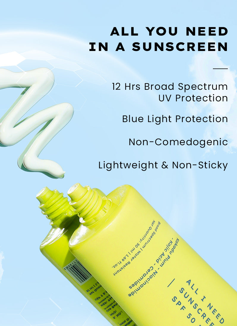 ALL I NEED SUNSCREEN SPF50 PA++++ | BRIGHTENS WITH NIACINAMIDE