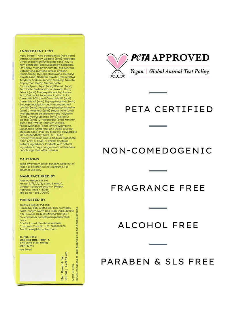 ALL I NEED SUNSCREEN SPF50 PA++++ | BRIGHTENS WITH NIACINAMIDE