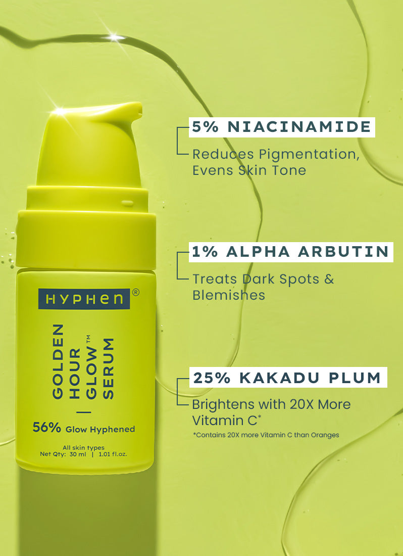 BRIGHTENING FACE SERUM - 5% NIACINAMIDE 1% ALPHA ARBUTIN 25% KAKADU PLUM