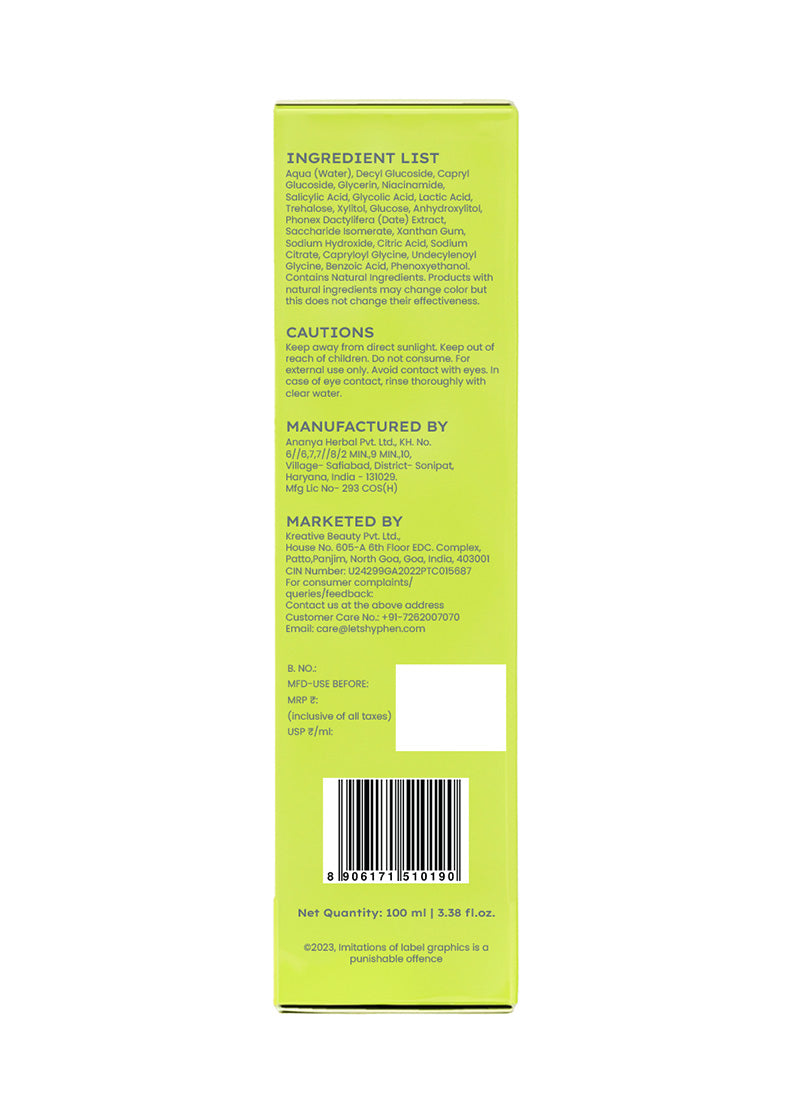 Oil Control & Exfoliating Cleanser with 2% AHA BHA - 100 ml