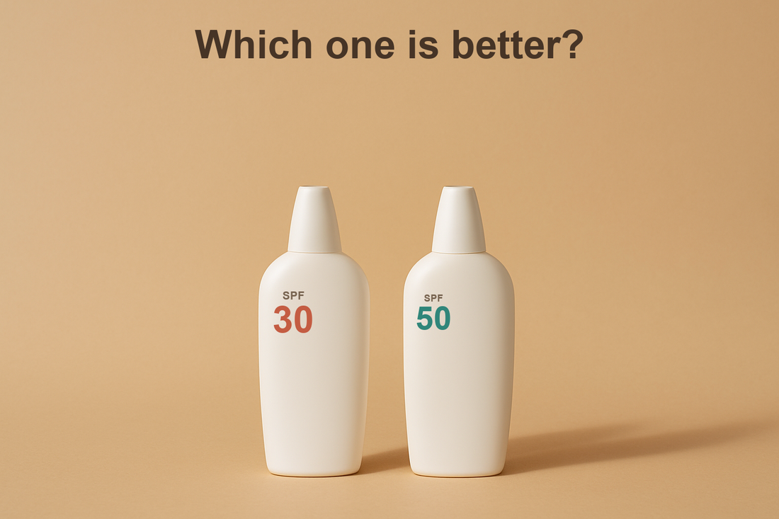 SPF 30 vs SPF 50 sunscreen comparison, which is better