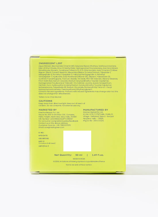 Hyphen Vitamin Infused Peptide Dewy Prep - certifications and product safety credentials