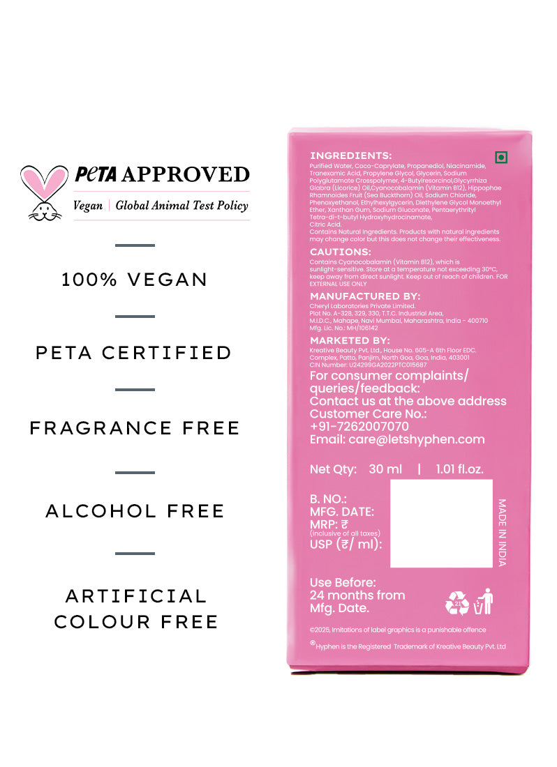 Dual Phase De-pigmentation Serum | 4% Tranexamic Acid- 30ml