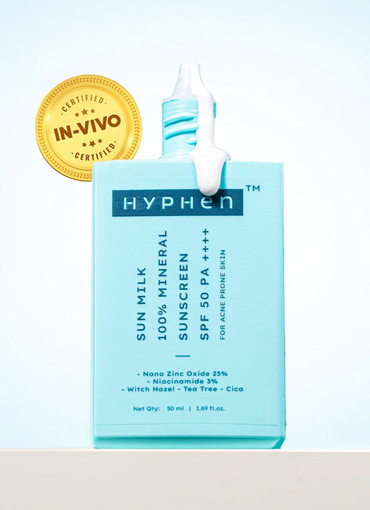 Sun milk 100% mineral sunscreen SPF 50 PA++++ | 50 ml