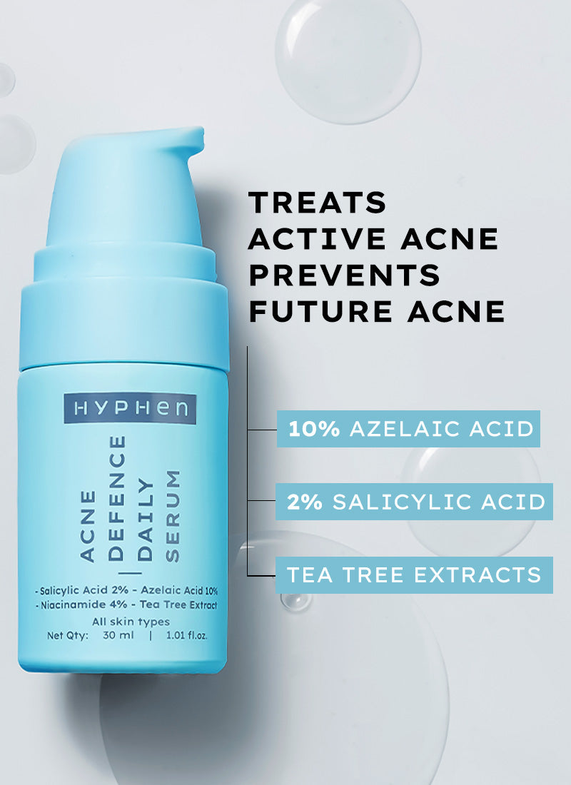 ANTI ACNE FACE SERUM WITH 10% AZELAIC ACID 2% SALICYLIC ACID & TEA TREE EXTRACT