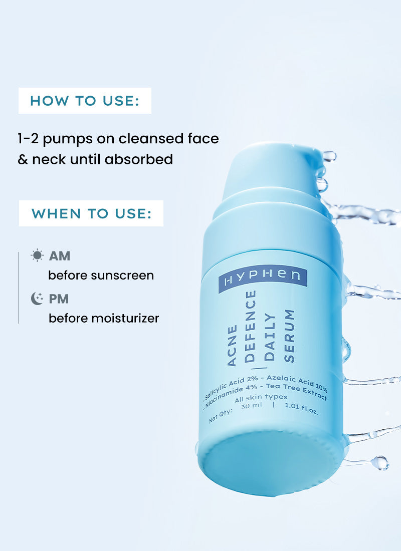 ANTI ACNE FACE SERUM WITH 10% AZELAIC ACID 2% SALICYLIC ACID & TEA TREE EXTRACT