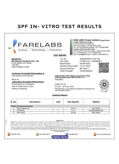 Fluid Cooling Sunscreen SPF50 PA++++ - 50ml