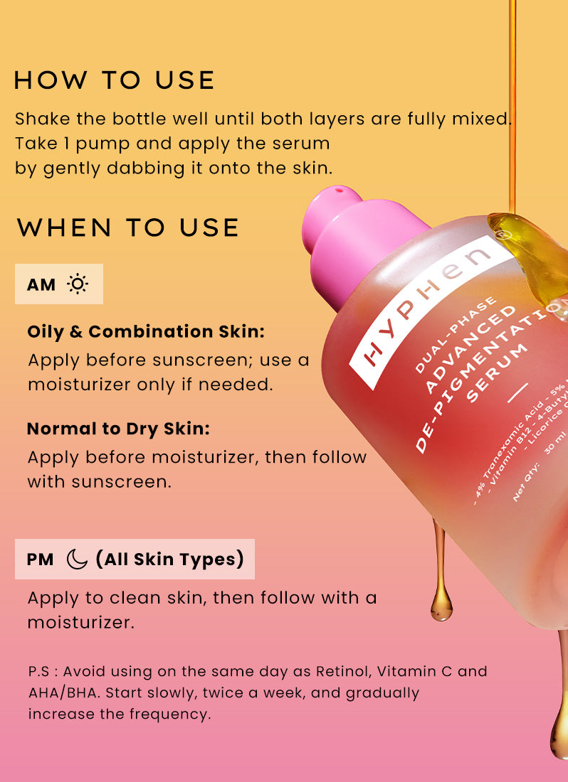 Dual Phase De-pigmentation Serum | 4% Tranexamic Acid- 30ml