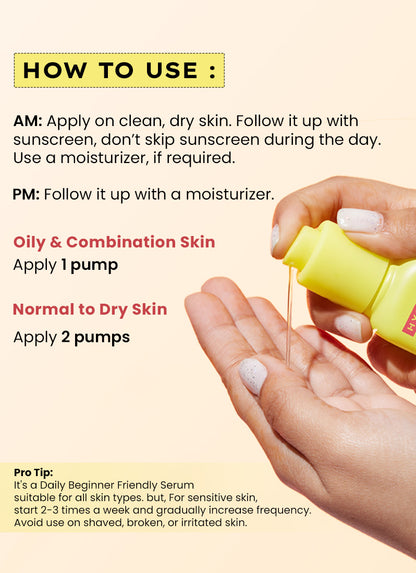 10% Vit C Serum with 1% Vit E & Ferulic Acid | Clinically Tested