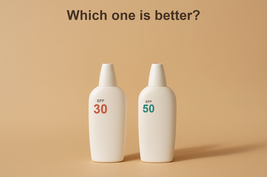 SPF 30 vs SPF 50 sunscreen comparison, which is better