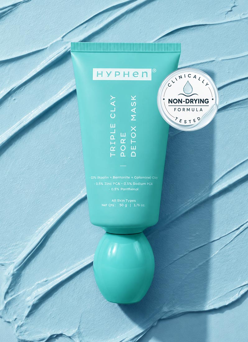 Triple Clay Pore Detox & Brightening Face Mask - 50 gm