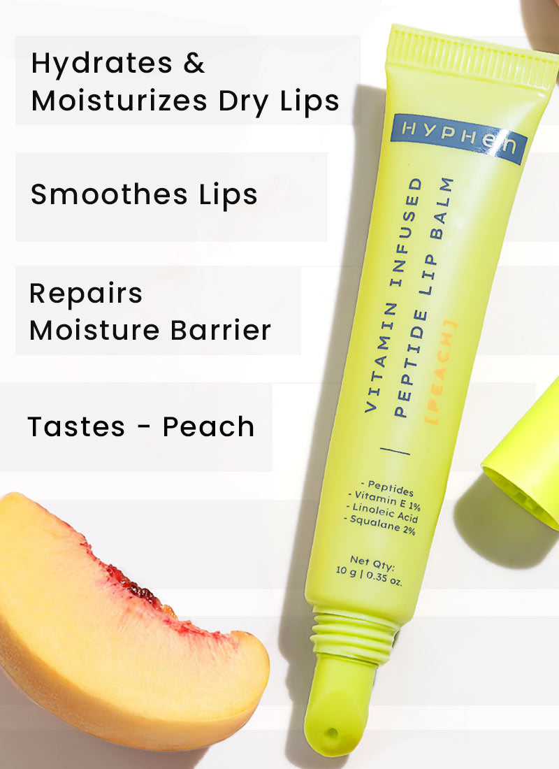 VITAMIN INFUSED PEPTIDE LIP BALM - PEACH 10G
