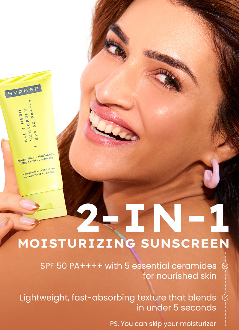 ALL I NEED 2-IN-1 MOISTURIZING SUNSCREEN SPF 50 PA ++++