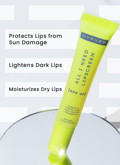 ALL I NEED LIPSCREEN SPF 30 | SUN PROTECTION & DEPIGMENTATION - 10g