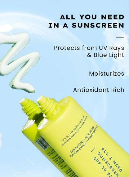 ALL I NEED SUNSCREEN SPF 50 PA++++ 50ML