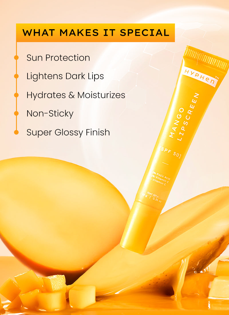 MANGO LIP SCREEN SPF 50 PA++++ WITH 2% KOJIC ACID