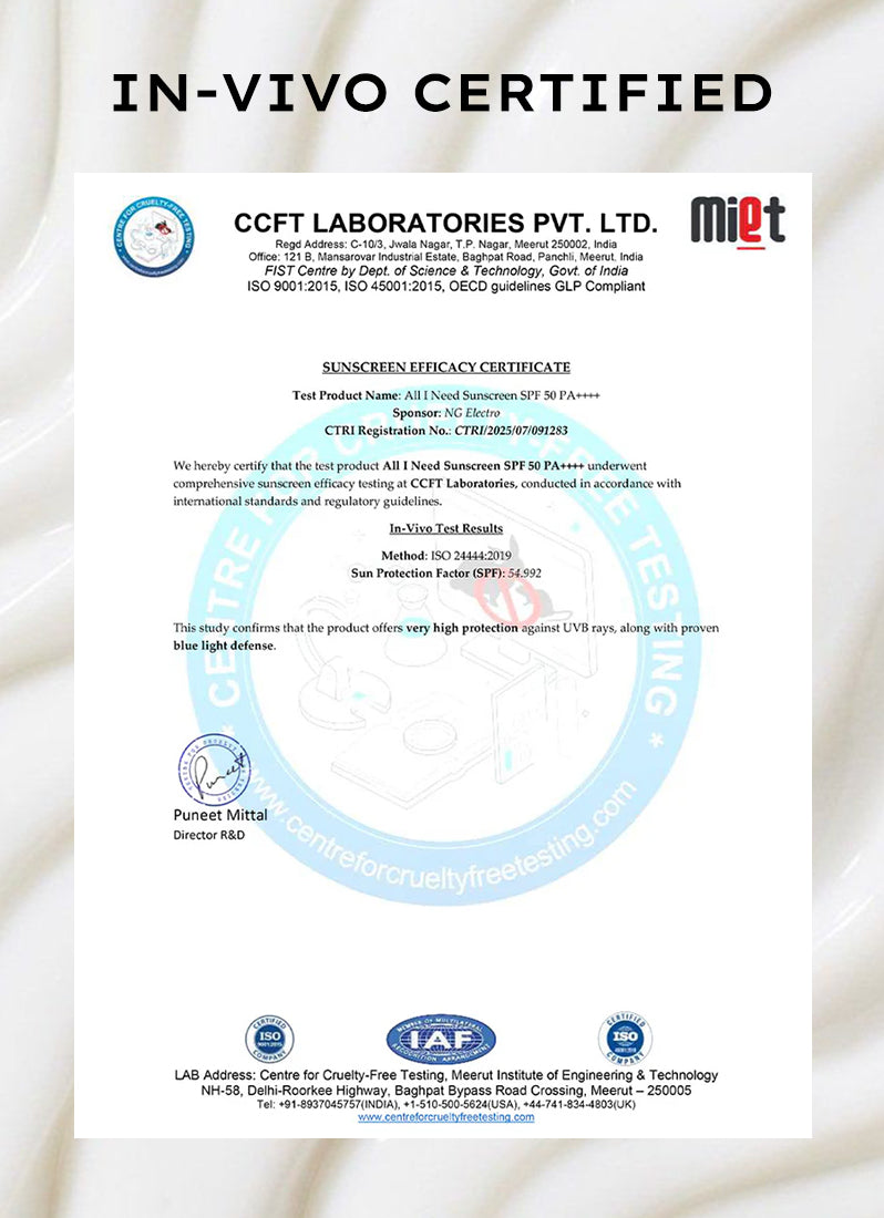 ALL I NEED 2-IN-1 MOISTURIZING SUNSCREEN SPF 50 PA ++++