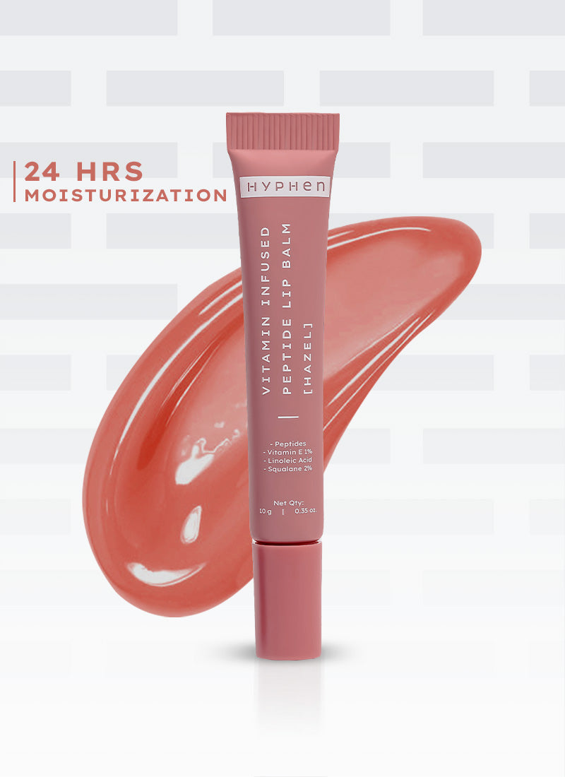 Hyphen VIP Hazel LIP Balm With 1% VIT E, 2% Squalane & Peptides - front pack shot