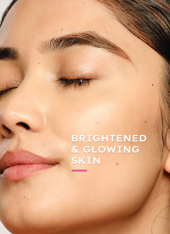 Hyphen Advanced Glow Essentials - clinical results chart and benefit claims