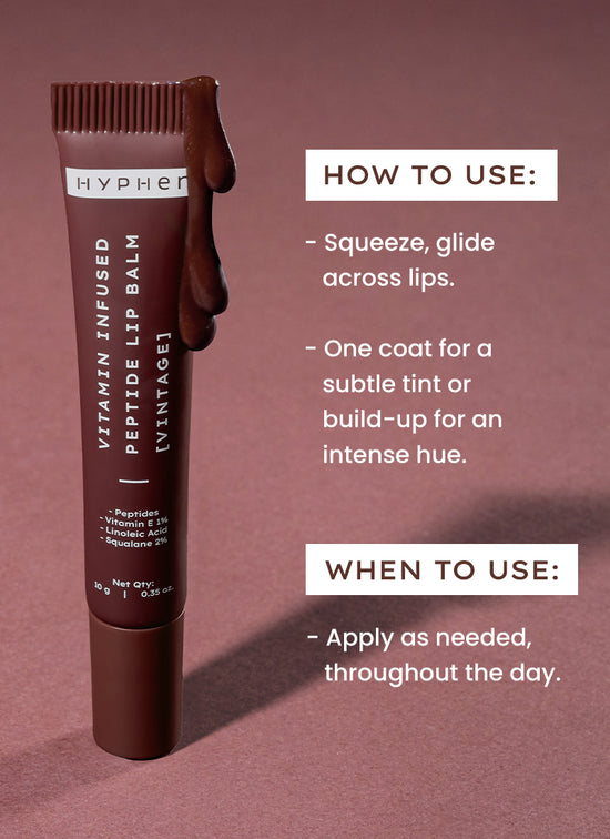 Hyphen VIP Vintage LIP Balm With 1% VIT E, 2% Squalane & Peptides - certifications and product safety credentials