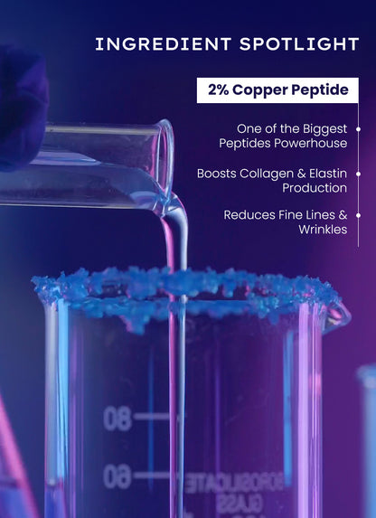 10% Peptide with 2% Copper Peptide Face Serum - 18ml