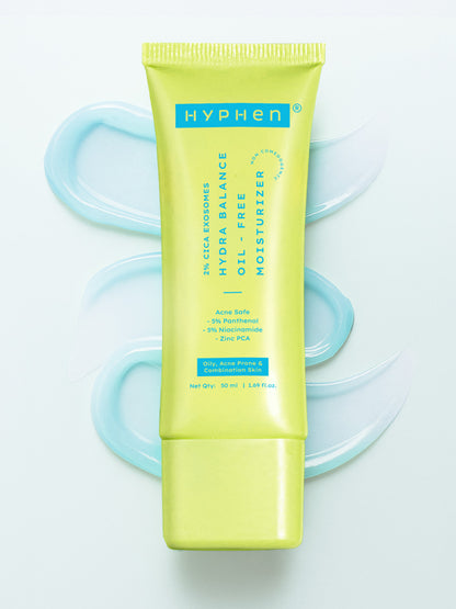 Hyphen 2% Cica Exosomes Oil-Free Moisturizer - back-of-pack ingredients panel