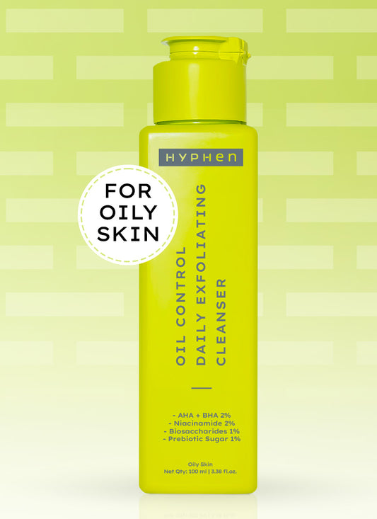 Oil Control Daily Exfoliating Cleanser | Gently exfoliates | Makes skin oil-free - 100 ml