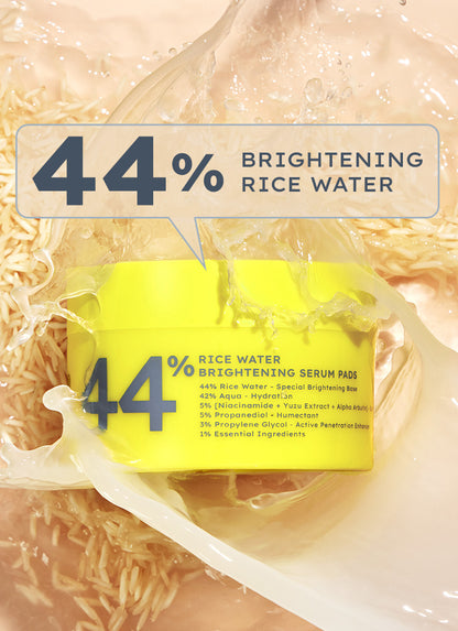 Brightening Serum Pads with 44% Rice Water - 50 pads