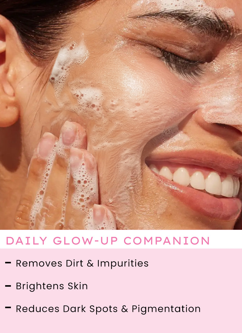 10% FERMENTED RICE WATER BRIGHTENING CLEANSER - 1% VITAMIN C & 0.5% GLYCOLIC ACID (200 ML)