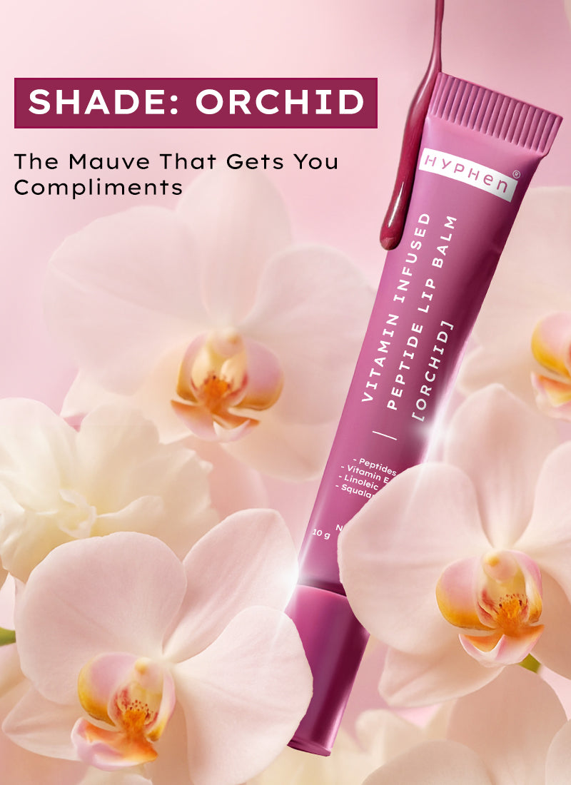 VIP Orchid Lip Balm, 1% Vit E & Peptides- 10g