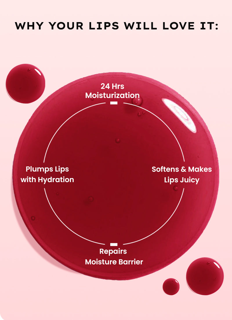VIP Jelly Glaze Lip Balm, 1% Vit E & Peptides- 10g