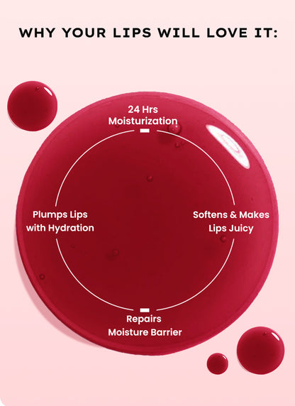 VIP Jelly Glaze Lip Balm, 1% Vit E & Peptides- 10g