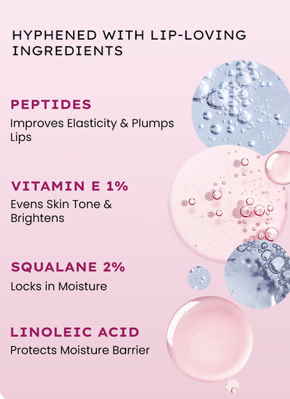 VIP Orchid Lip Balm, 1% Vit E & Peptides- 10g