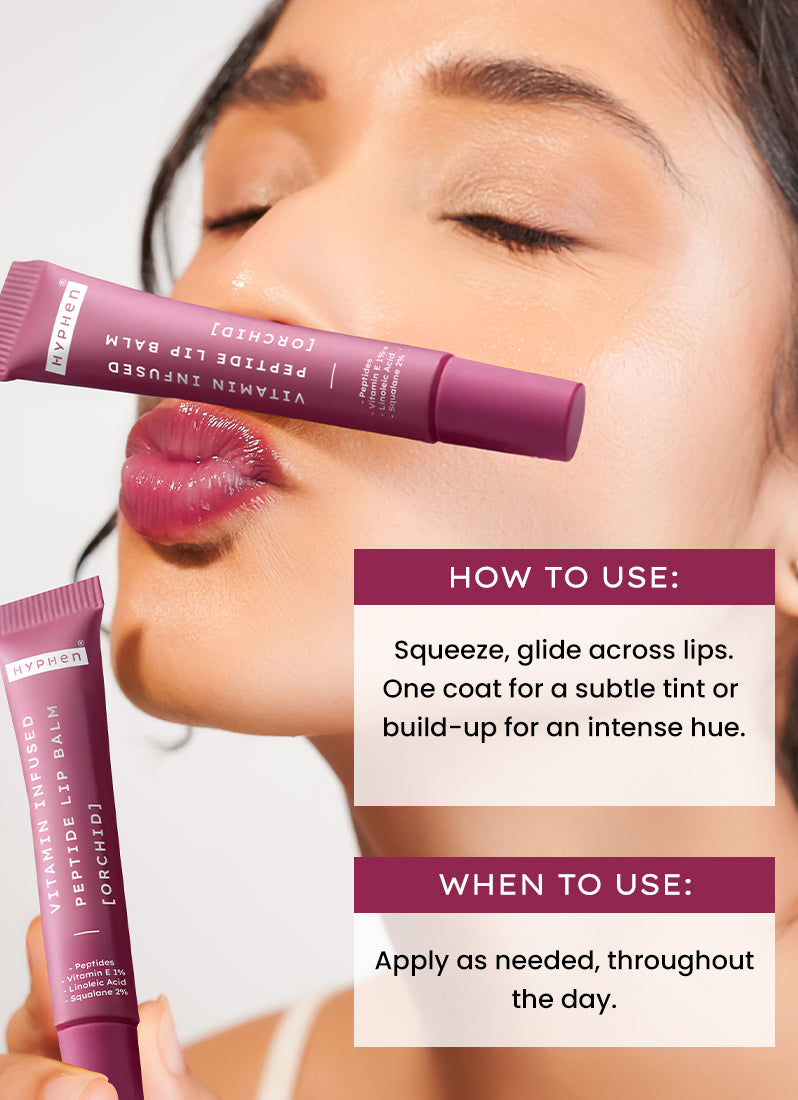 VIP Orchid Lip Balm, 1% Vit E & Peptides- 10g