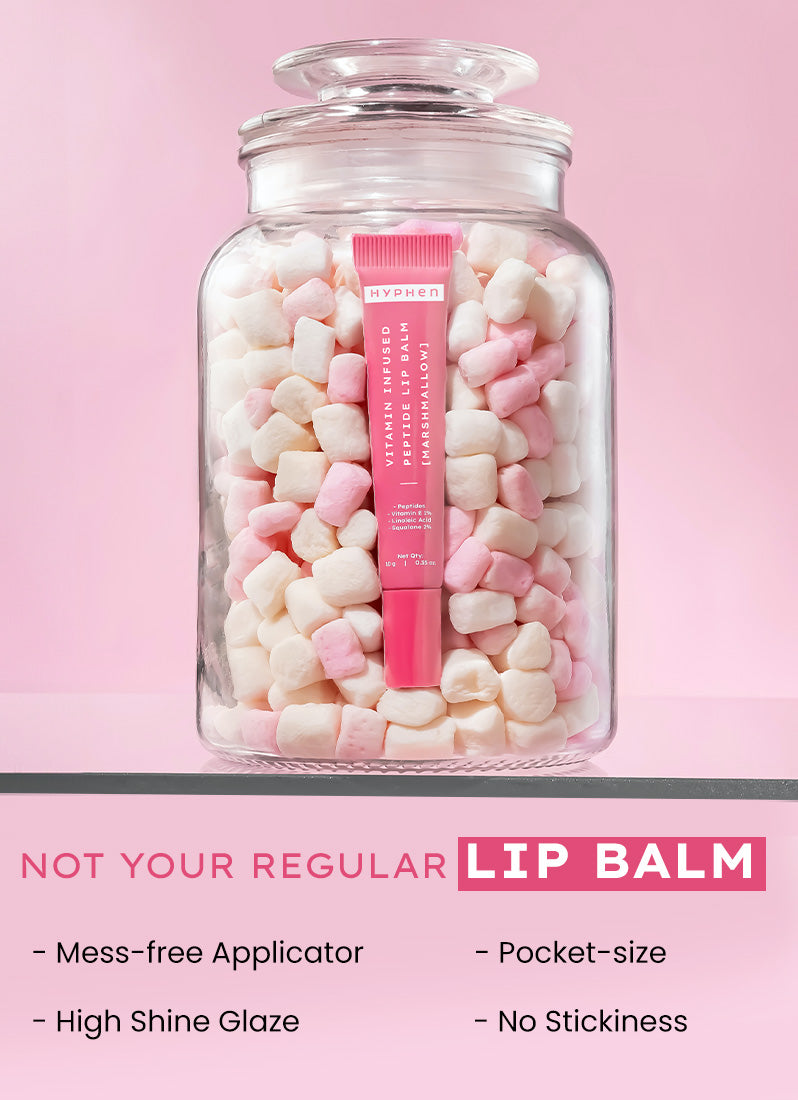 VITAMIN INFUSED LIP BALM - MARSHMALLOW (NATURAL PINK) - 10G