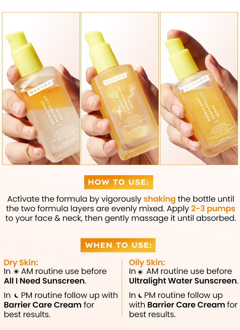 DOUBLE SHOT FACE SERUM - 50ML