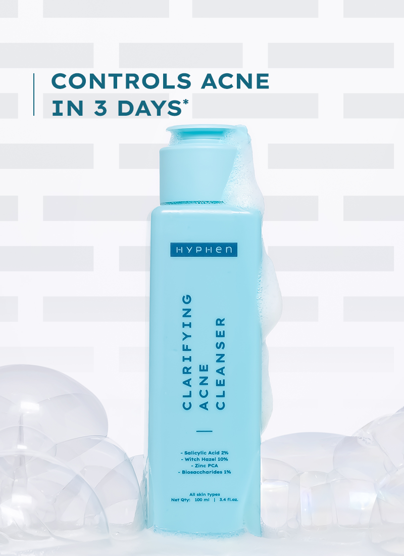 CLARIFYING ACNE CLEANSER WITH 2% SALICYLIC ACID FACE WASH FOR ACNE PRONE SKIN - 100 ML