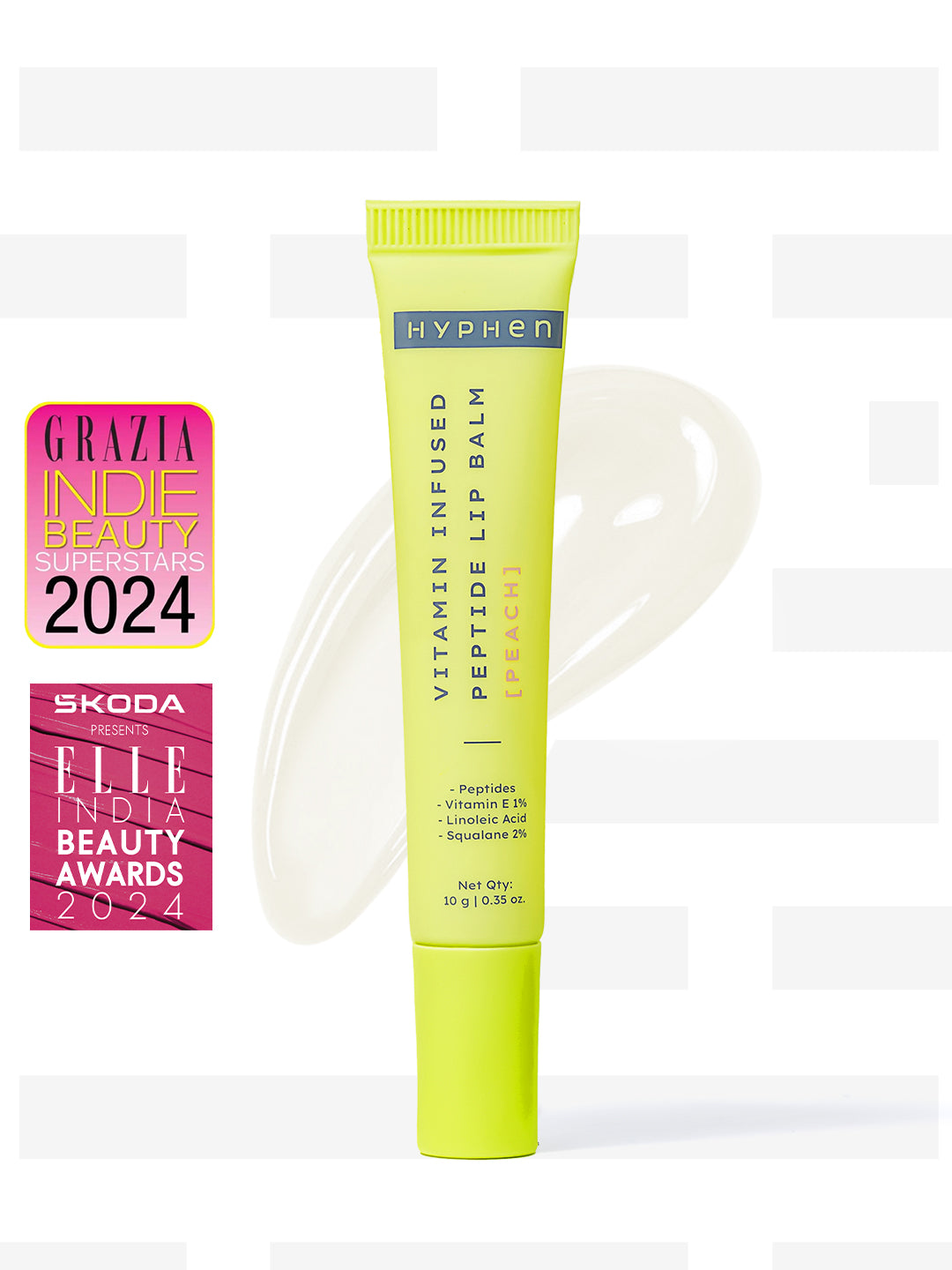 VITAMIN INFUSED PEPTIDE LIP BALM PEACH 10G