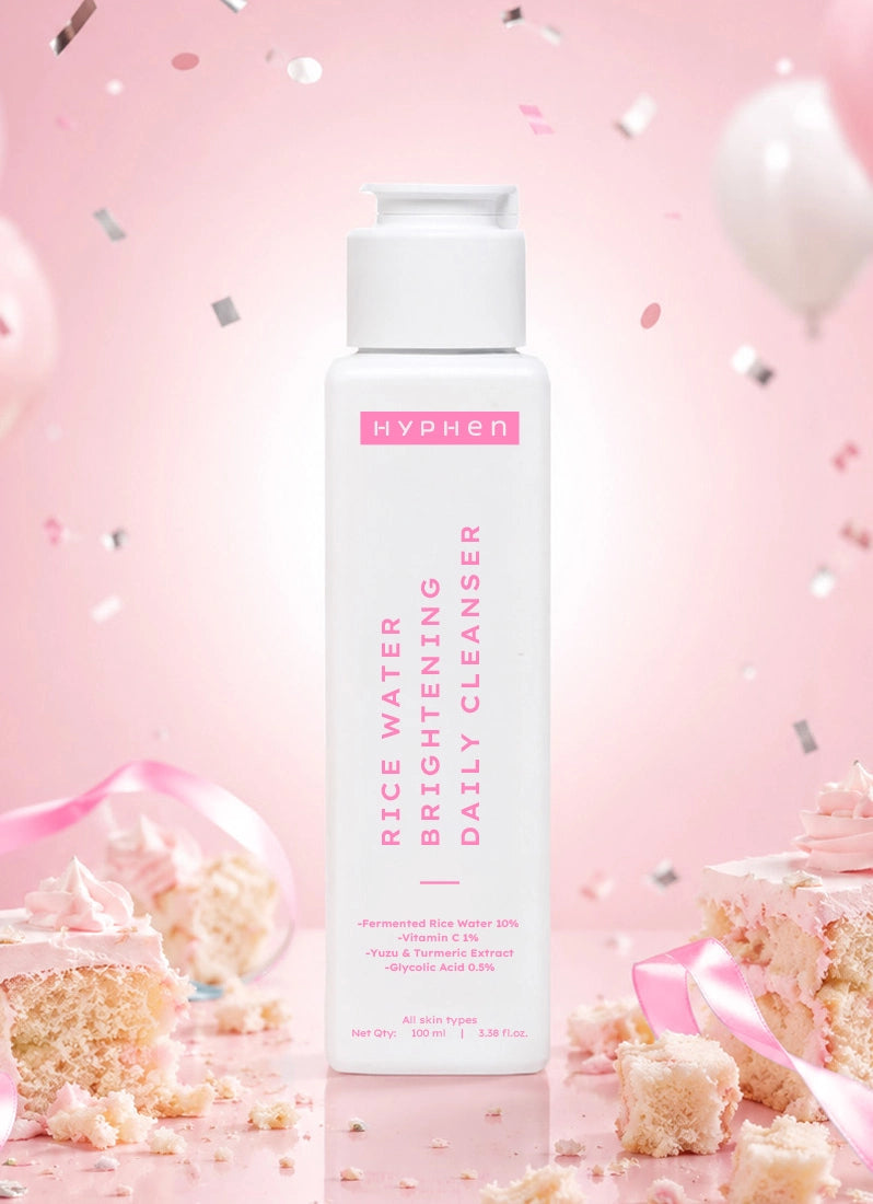 10% FERMENTED RICE WATER CLEANSER - 1% VIT C & 0.5% GLYCOLIC ACID